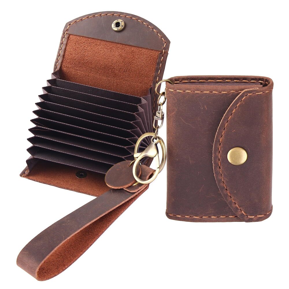 7542 Leather Credit Card Wallet Holder,Credit Card Organizer ,Small Coin